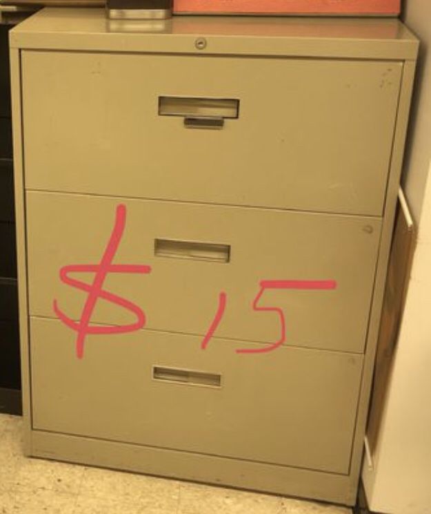 Metal - very high quality file cabinets