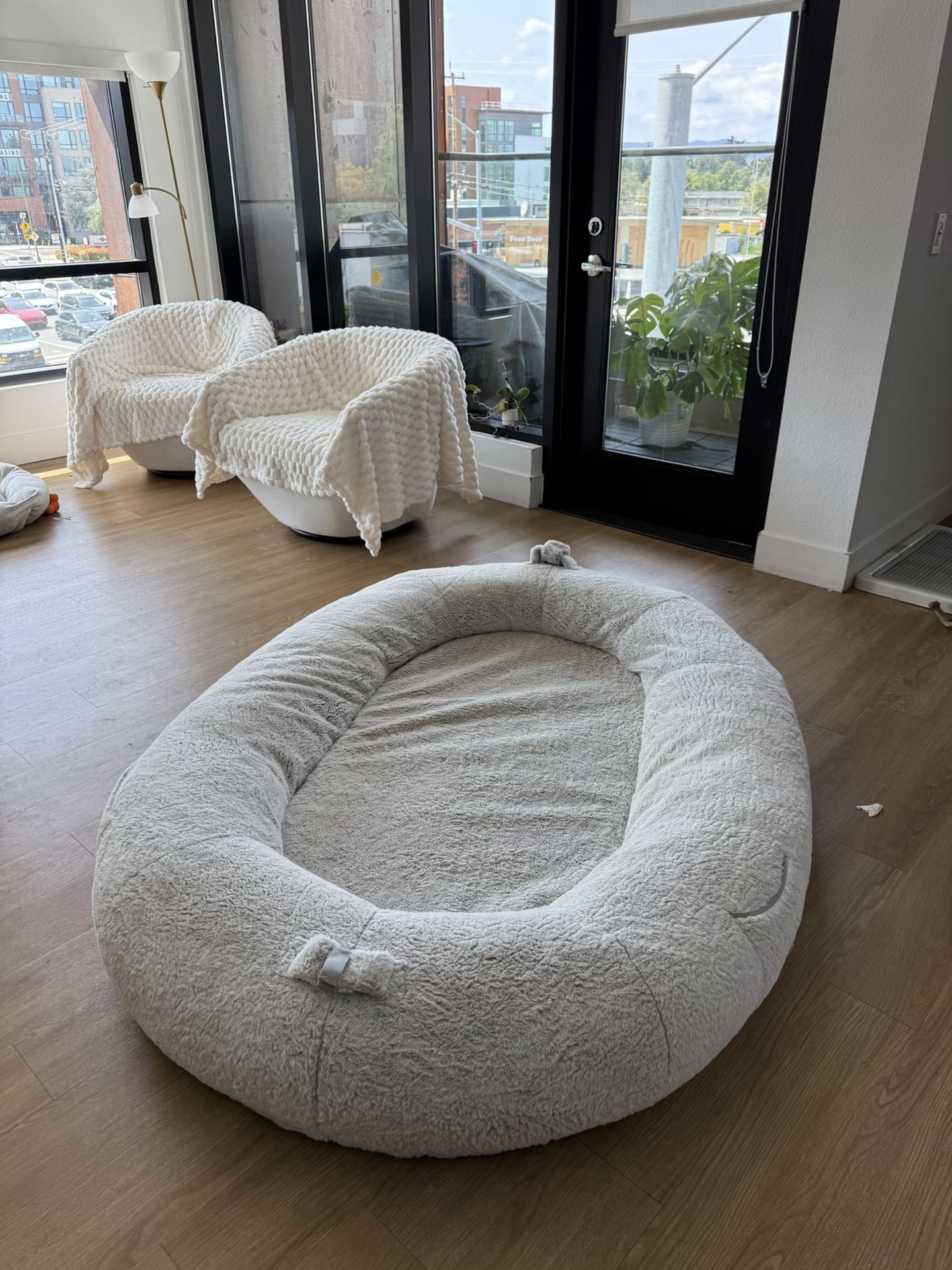 Giant Human Dog Bed β Like New! Perfect for Pets & People