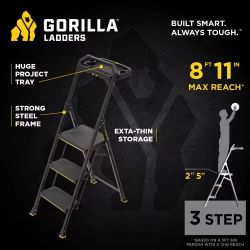 Gorilla Ladders 3-Step Prol