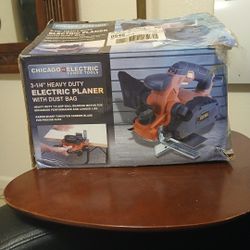 Chicago Electric Electric Planer With Dust Bag