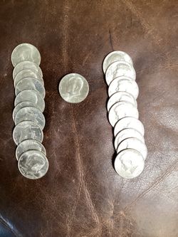 Roll of Bi-Centennial Kennedy Half Dollars 1976 Eisenhower & 1978 Uncirculated plus State Quarters NO SILVER