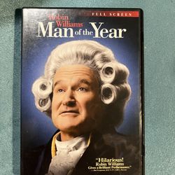 DVD used product no issues whatsoever man of the year movie starring Robin Williams
