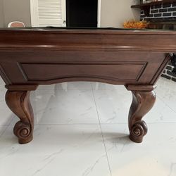 8’x4’ Regulation Size Pool Table By Artisan Designs (Free Delivery & Pro Setup) New Felt Any Color + All Accessoires