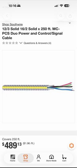 MC-PCS 12/3 250ft