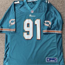 Cameron Wake Miami Dolphins Team Color Limited Jersey in aqua, size XL