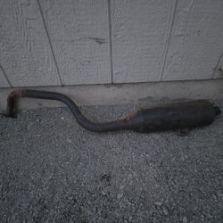 90cc Quad Exhaust Pipe