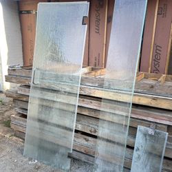 Bathroom Rain glass Shower Doors