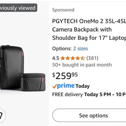 NEW - PGYTECH OneMo 2 25L-33L Camera Backpack