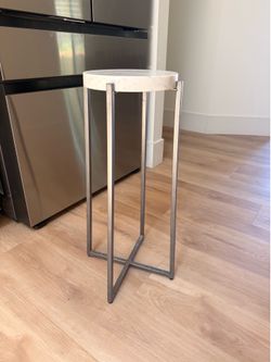 During table with solid granite top