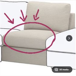 IKEA Finnala Inner Seat Cushion Brand New in Box Replacement Insert