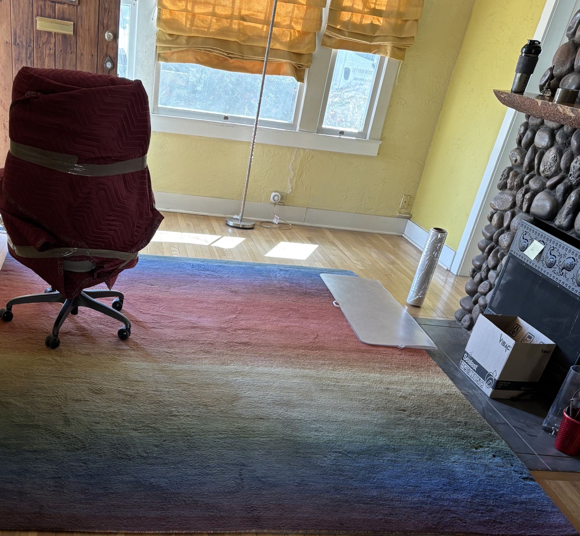 Multi Color Rug 8x10 W/Pad Included