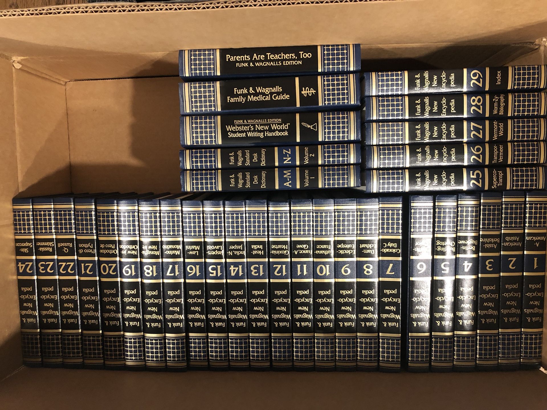 Funk & Wagnalls 1996 29 Volume Encyclopedia Set Plus More for Sale