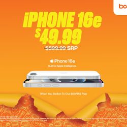 NEW IPHONE 16e for 💲49.99 ✨