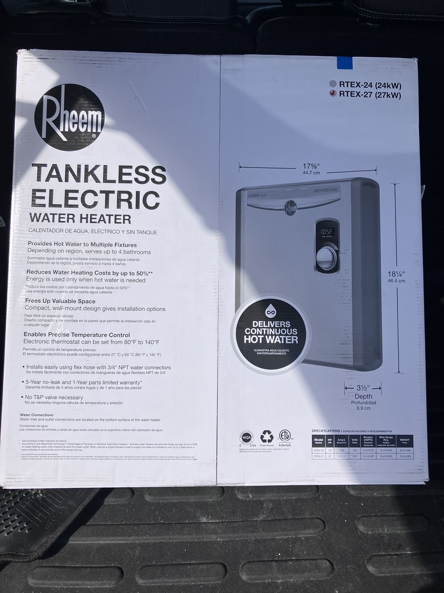 Tankless Hot Water Heater