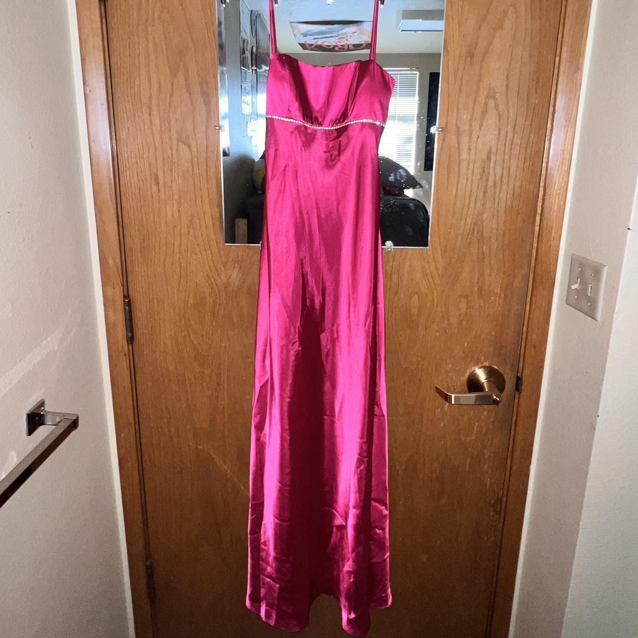 vintage formal gown / empire waist prom dress