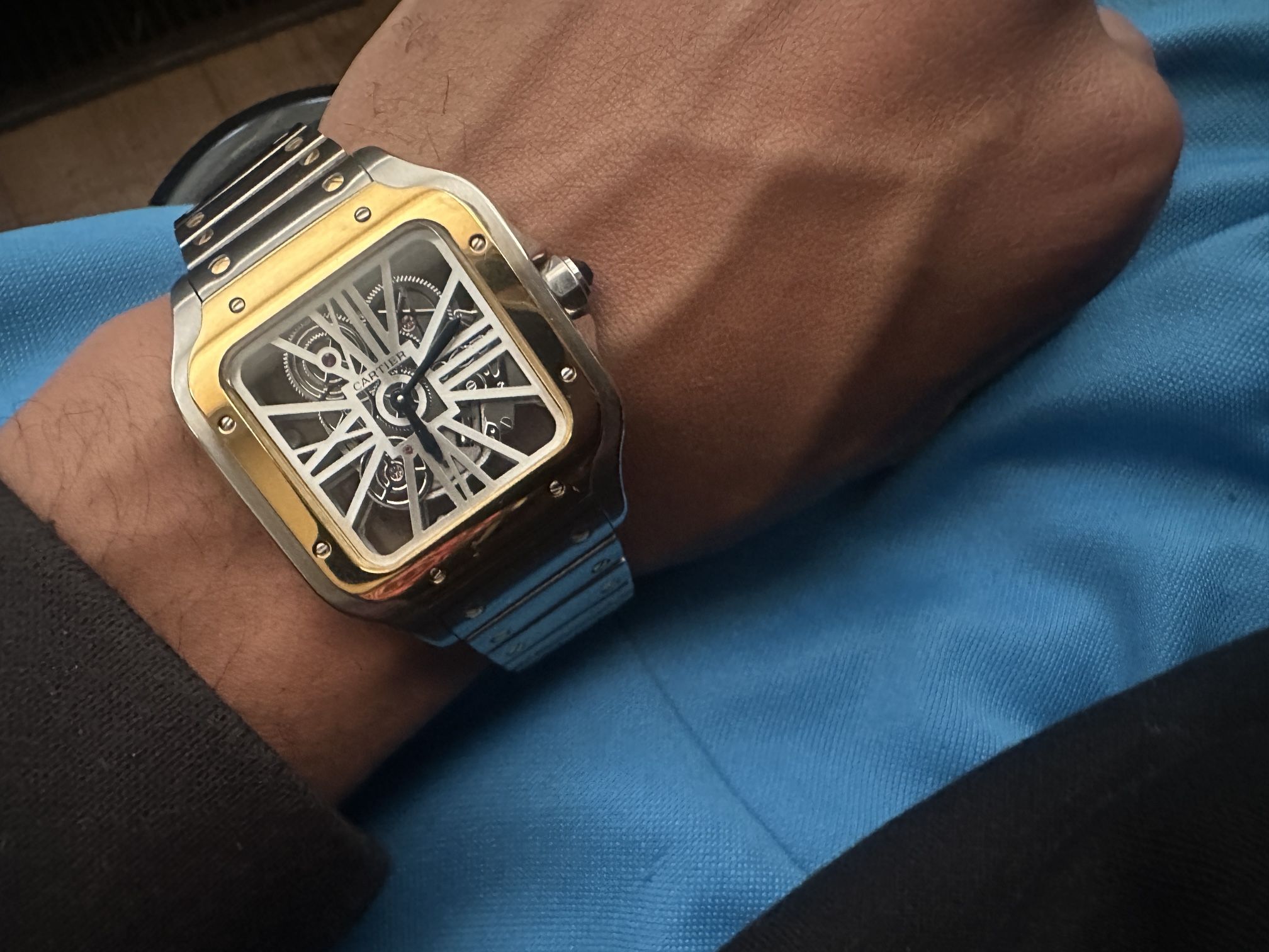 Cartier Santos Skeleton Watch