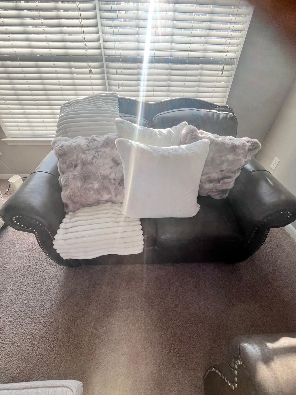 Brand New Never Sat In Three Piece Couch Set With Bench