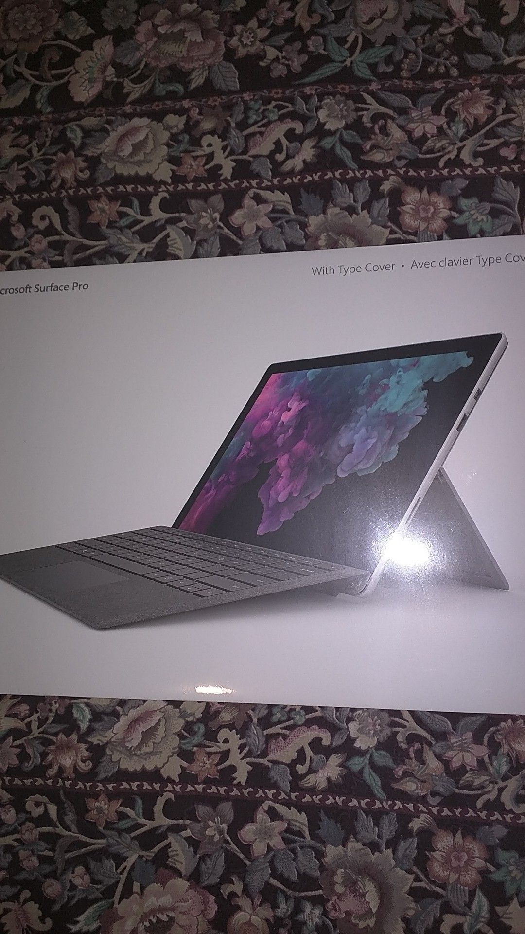 BRAND NEW SEALED! Microsoft Surface Pro 6 + Platinum Type Cover bundle