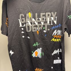 Lanvin X Gallery Dept Puff Print Black Shirt