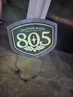 Led light up 805 beer sign