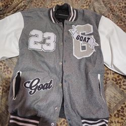 Letterman Jacket Cool Grey