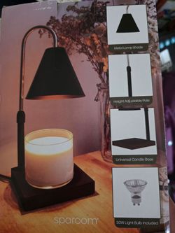 Sparoom black candle warmer