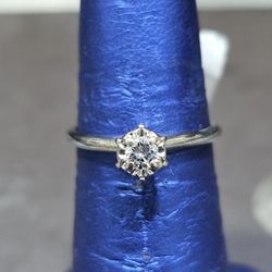 14kt WG Diamond Ring. (C-5) SIZE 6.5 ASK FOR RYAN. #10(contact info removed)