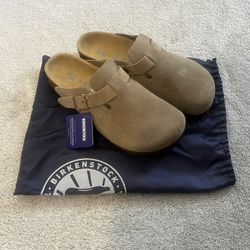 Birkenstock Boston Taupe Size 10 Men’s
