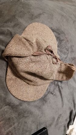 Brown Tweed Newsboy Cap Hat