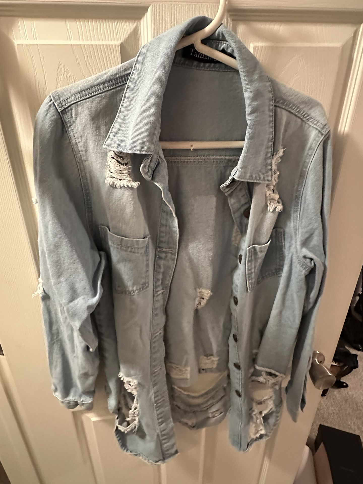 Women’s Jean Jacket, Shirt Or Cover