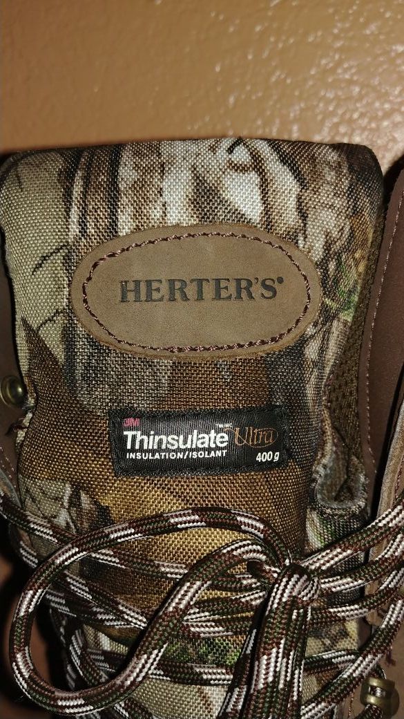 Herter's thinsulate 400g hunting boots size 13M