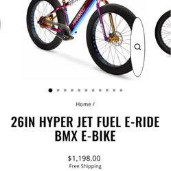 26in Fat Tire Ebike NEED GONE