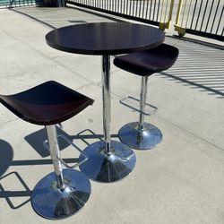 Barstool and Table Set
