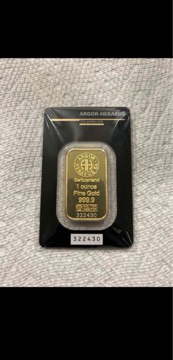 Switzerland 1oz Fine Gold Bar 999.9