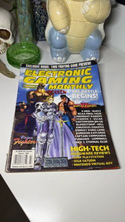 Vintage March 1995 Electronic Gaming Monthly #68 Mortal Kombat 3 Tekken Magazine