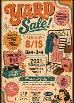 YARD SALE