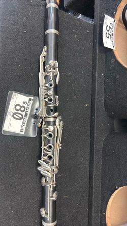 Black Clarinet with Silver Keys