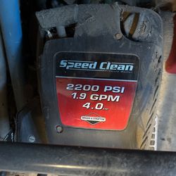 Briggs &stratton Power Washer Gas