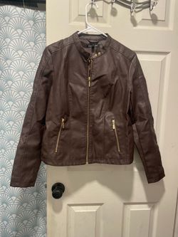 Baccini Brown Jacket Womens size M