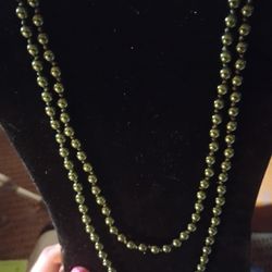 Green Pearl Necklace