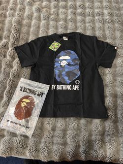 BAPE A Bathing Ape Black Camo Graphic Tee
