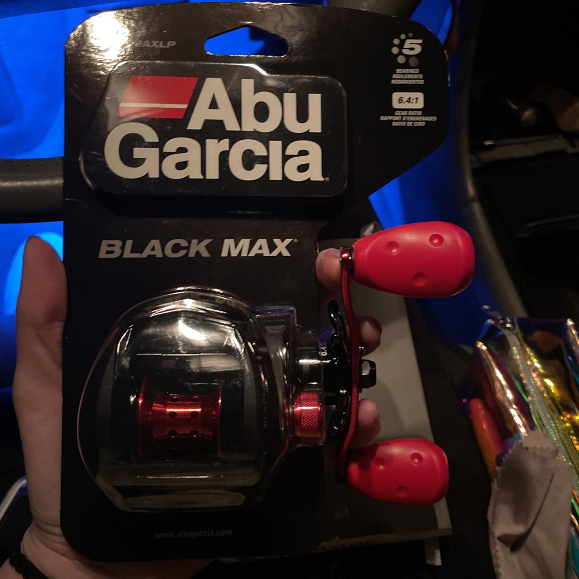 ABU GARCIA BLACK MAXLP FISHING REEL 