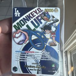 Dodgers Luffy promo sealed