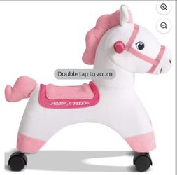 Radio flyer horse on wheels