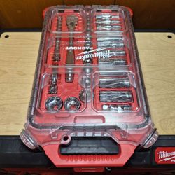 Milwaukee Packout 3/8" Ratchet SAE Set