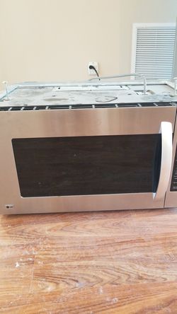 LG microwave.