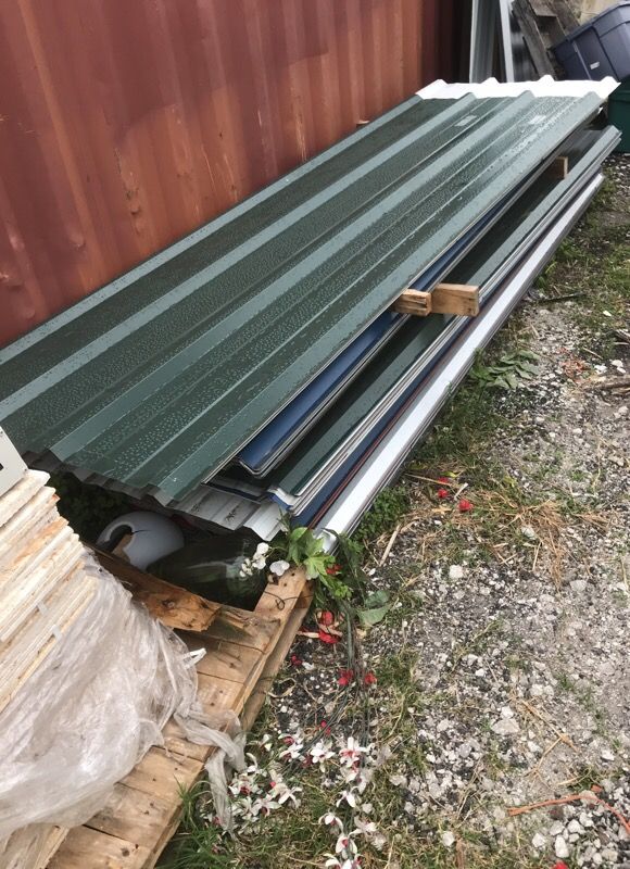 New sheet metal 3 foot wide 10 foot long different colors will not separate I have plenty