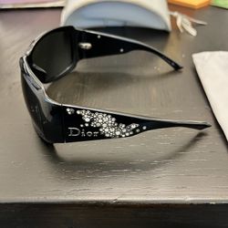 CHRISTIAN DIOR CRYSTAL STRASSY 1 UNISEX SUNGLASSES GLASSES AUTHENTIC