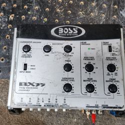 BOSS AUDIO BX35 3-Way Electronic Crossover
