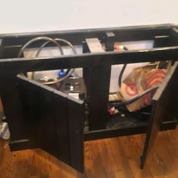 Wooden fish tank stand - $225 